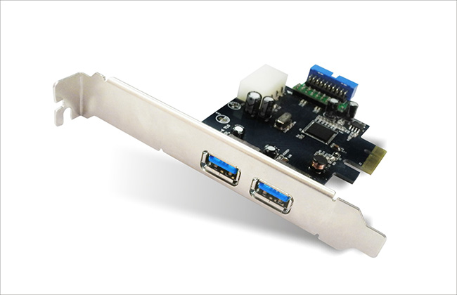 Insteekkaart voor een usb3 aansluiting pcie