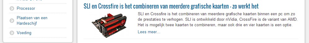 afbeelding van de verandering in de lees meer knop, die niet langer de gehele titel van het artikel herhaalt.