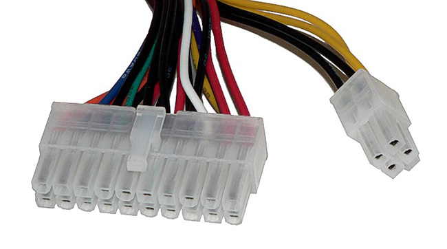 afbeelding van de P1 PC Conector principal ATX de voeding conectoren