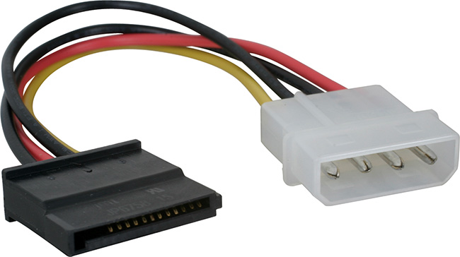 Cable de alimentación Molex a SATA