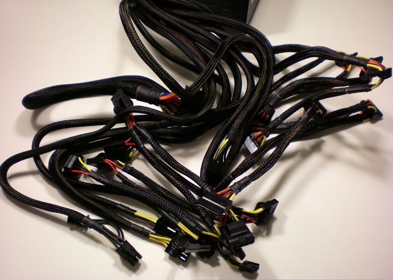 kabels van de niet modulaire voeding- xfx-pro-55w
