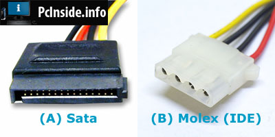 sata en molex connector