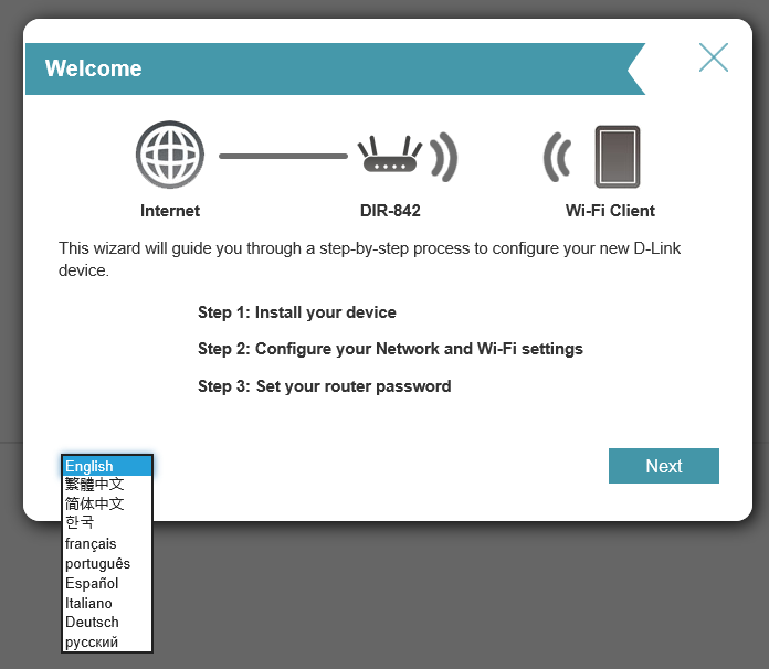 dlink-dir-842-ac1200-wifi-router-review-setup-welcome